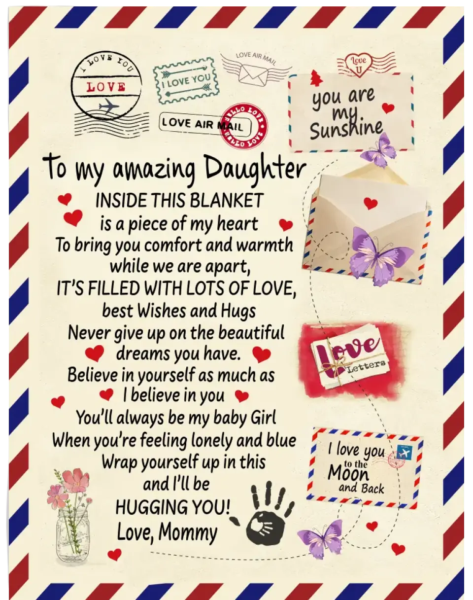 To My Amazing Daughter | Birthday Gift | Christmas Gift |